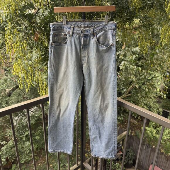 Levi's Other - 1990s Levi's 501 Faded Jeans - Made in USA fits 31x29